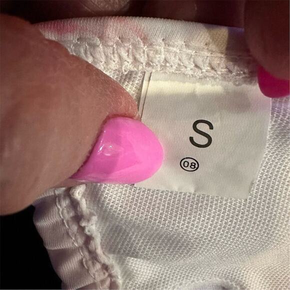 Women's Pink Triangle Bikini Top Size S - Picture 4 of 5